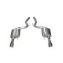 CORSA Performance 14326 Corsa 2015-2017 Ford Mustang GT 5.0 3in Axle Back Exhaust Polish Dual 4.5in Tip Sport