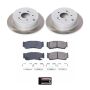 PowerStop SC4694 Semi-Coated Rotor and Low-Dust Ceramic Brake Pad Kit