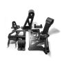 Innovative 94-01 Integra J-Series Black Steel Mounts 85A Bushings (w/ Alt. Relocation Bracket)