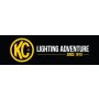 KC HiLiTES 17in. x 60in. Banner - Black w/Yellow