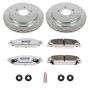 PowerStop K1425-26 Z26 Street Performance Ceramic Brake Pad and Drilled & Slotted Rotor Kit