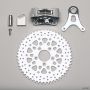 Wilwood 140-10181 Brake Kit GP310 R/H Sprocket Rear Chrome 51 Tooth