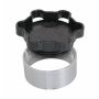 JOES RACING PRODUCTS JOE37402 Filler Cap with Weld-In Bung Alum  2in ID Black