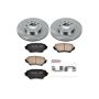 PowerStop KOE4659 OE Stock Replacement Low-Dust Ceramic Brake Pad and Rotor Kit