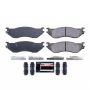 PowerStop Z23-897 PowerStop - Z23 Daily Driver Carbon-Fiber Ceramic Brake Pads with Hardware Kit