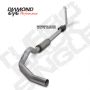 Diamond Eye Performance K5314A Diamond Eye KIT 5in TB SGL AL: 94-97 FORD 7.3L F250/F350 PWRSTROKE NFS W/ CARB EQUIV STDS