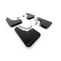Rally Armor MF137-UR-BLK-SIL Black Mud Flap/Silver Logo