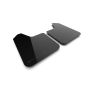 Rally Armor MF12-UR-BLK-MBK-LRT Black Mud Flap/Metallic Black Logo