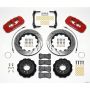Wilwood 140-13698-DR AERO4 Rear Kit 14.25in Drilled Red 2014-Up Corvette C7 w/Lines