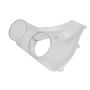 ALLSTAR PERFORMANCE ALL42144 Brake Duct Teardrop Clear Double Hole
