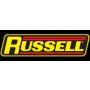 Russell Performance Hose End #6 Hose to #6 Radius Inlet Port 45 Deg Blk/Clr