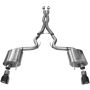 CORSA Performance 14332BLK Corsa 2015-2017 Ford Mustang GT 5.0 3in Cat Back Exhaust Black Dual Tips (Sport)