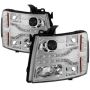 SPYDER 5083586 Projector Headlights - Version 2 - LED DRL - Chrome