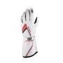 OMP RACING, INC. OMPIB0-0772-A01-020-M Tecnica Gloves White Medium