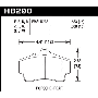 Hawk Performance HB290D.583 ER-1 Disc Brake Pad