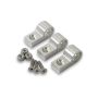1/2in Polished Alum Line Clamp (3pk)