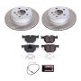 PowerStop SC7429 Semi-Coated Rotor and Low-Dust Ceramic Brake Pad Kit