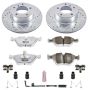 PowerStop K628-26 Z26 Street Performance Ceramic Brake Pad and Drilled & Slotted Rotor Kit