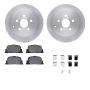 Dynamic Friction 6512-76408 Rotor Kit