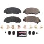 PowerStop Z23-2178 PowerStop - Z23 Daily Driver Carbon-Fiber Ceramic Brake Pads with Hardware Kit