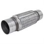 FORTLUFT 4401094 Exhaust Flex Connector with Extension Pipes 3.00''x8.00''x12.00'' Stainless Steel
