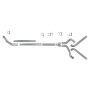 Diamond Eye Performance K4214S-RP Diamond Eye KIT 4in TB MFLR RPLCMENT PIPE DUAL SS: 94-02 DODGE CUMMINS 5.9L