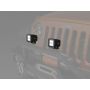 Raxiom J106731 3-In Square 4-LED Off Road Light Flood Beam Universal (Some Adaptation May Be Required)