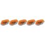 Pacer Performance 20-225 Amber Hi-5 Cab Roof Light Kit, 80-96 Ford Style