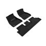 3D MAXpider 2018-2019 Tesla Model 3 Elegant 1st & 2nd Row Floormats - Black