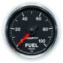 Innovate MTX Analog Fuel Pressure 0-100psi Gauge Kit - Black Dial