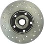 Stoptech 128.33035L Drilled Sport Brake Rotor