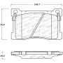 Stoptech 308.15760 Street Brake Pads - Front