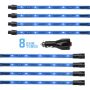 XKGLOW XK041002-AB XK Glow Tube Single Color Underglow LED Accent Light Car/Truck Kit Light Blue - 8x24In