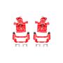PowerStop S5010 Red Powder Coated Calipers
