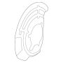 Mopar 68043287AB SHIELD, Splash