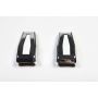 Rugged Ridge 13311.25 Liftgate Hinge Covers Chrome 07-18 Jeep Wrangler