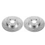 PowerStop EBR855XPR PowerStop Evolution Performance Drilled, Slotted & Plated Brake Rotor Pair
