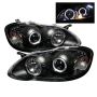 SPYDER 5011787 Projector Headlights - LED Halo - Black