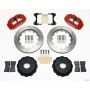 Wilwood 140-10472-R Narrow Superlite 4R Rear Kit 14.00in Red 65-82 Corvette C2/C3
