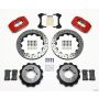 Wilwood 140-9286-DR Dynapro Radial Rear Kit 13.00in Drilled Red Mitsubishi EVO VIII