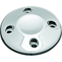 Kuryakyn 6244 ISO Grip End Cap Chrome (Ea)