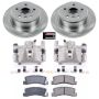 PowerStop KCOE6784 OE Stock Replacement Low-Dust Ceramic Brake Pad, Rotor and Caliper Kit