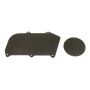 BMR 64-72 A-Body Heater Delete Panel Aluminum (Non-A/C Vehicles Only) - Black Hammertone