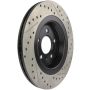 Stoptech 127.33125R Slotted & Drilled Sport Brake Rotor