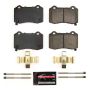 PowerStop Z23-1053B PowerStop - Z23 Daily Driver Carbon-Fiber Ceramic Brake Pads with Hardware Kit