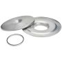 ALLSTAR PERFORMANCE ALL25950 Flat 14in Air Cleaner Kit Plain