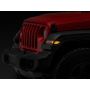 Raxiom J170484 18-23 Jeep Wrangler JL Axial Series LED Side Marker Lights- Smoked