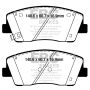 EBC Brakes DP32358C Redstuff Ceramic Low Dust Brake Pads