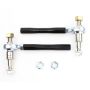 SPL Parts 2009+ Nissan 370Z Front Outer Tie Rod Ends Adjustable for Bumpsteer