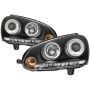 SPYDER 5012098 Projector Headlights - LED Halo - DRL - Black